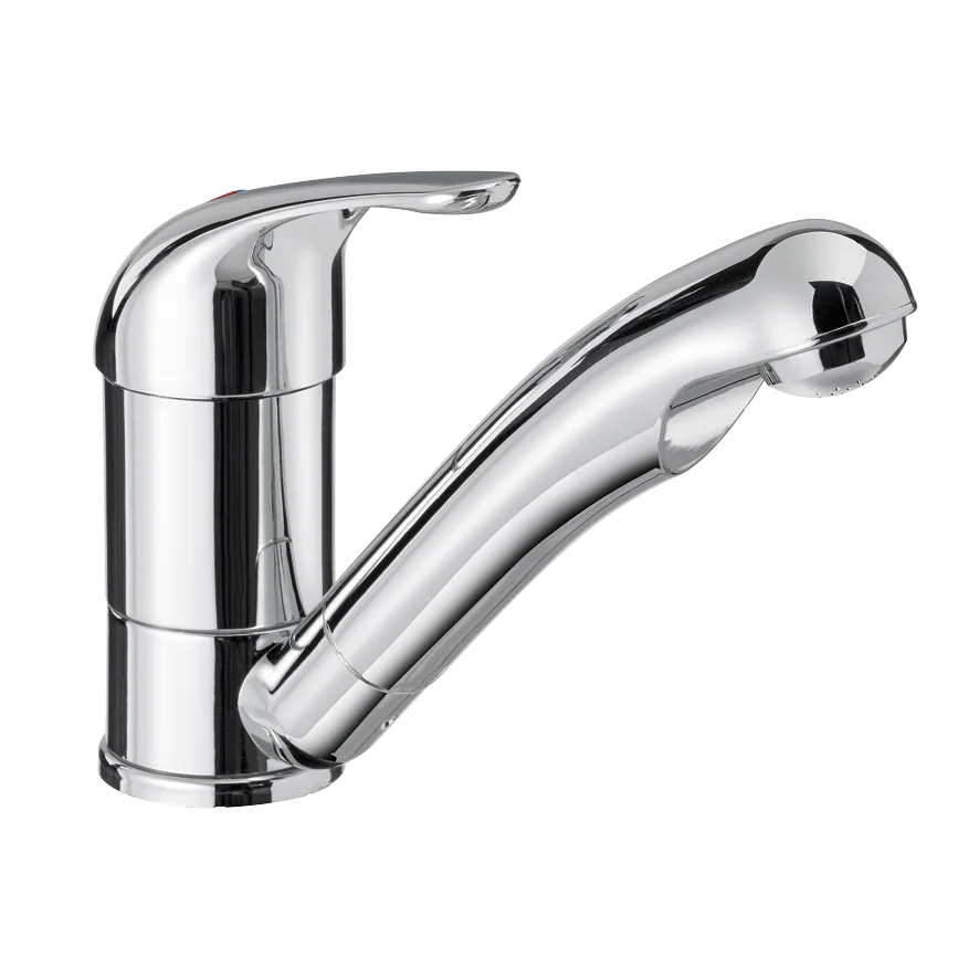 Mixer faucet ceramic KAMA 33mm plus push fit (Chrome)