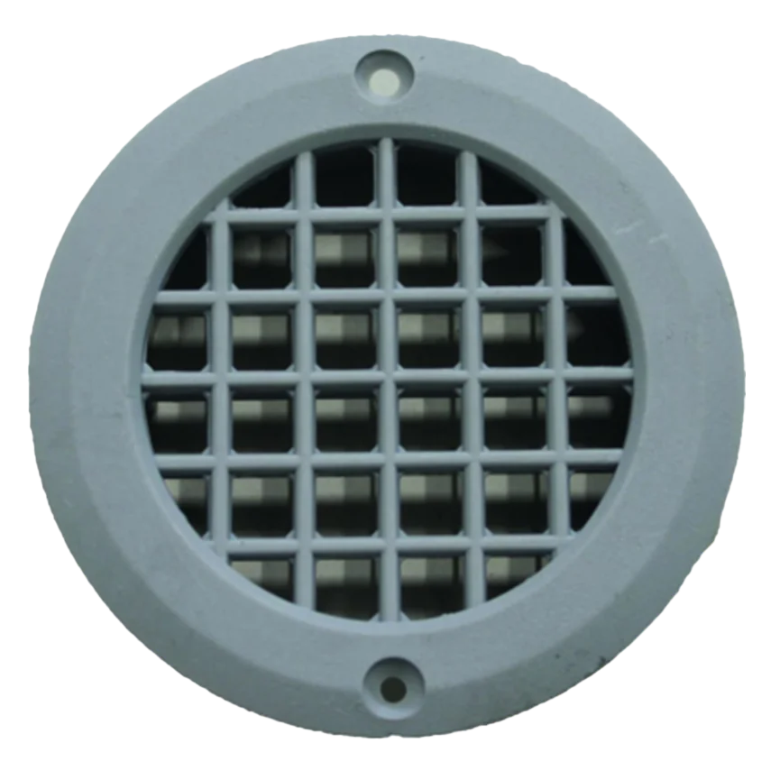 DLS 75 x 10mm Round Tail Vent - Grey