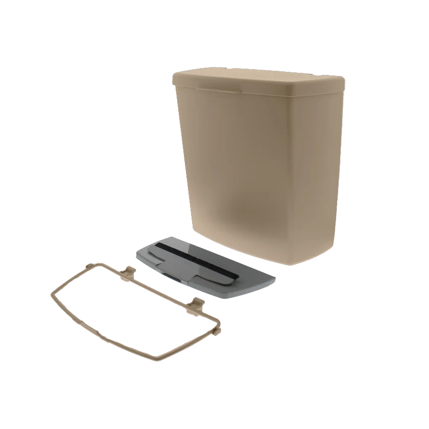 Hartal 5 Piece Door Bin Set - Grey Beige