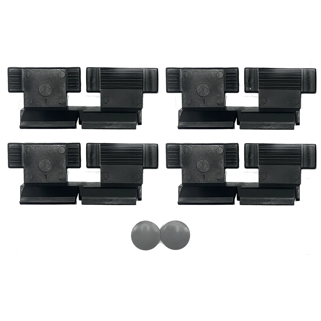 Hartal Standard Flyscreen Clips Black (4 Pack)