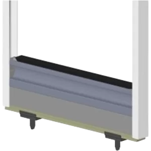 Hartal Entrance Door Pleated Blind for XXL Door
