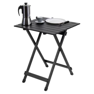 Reimo Black Aluminium Folding Table