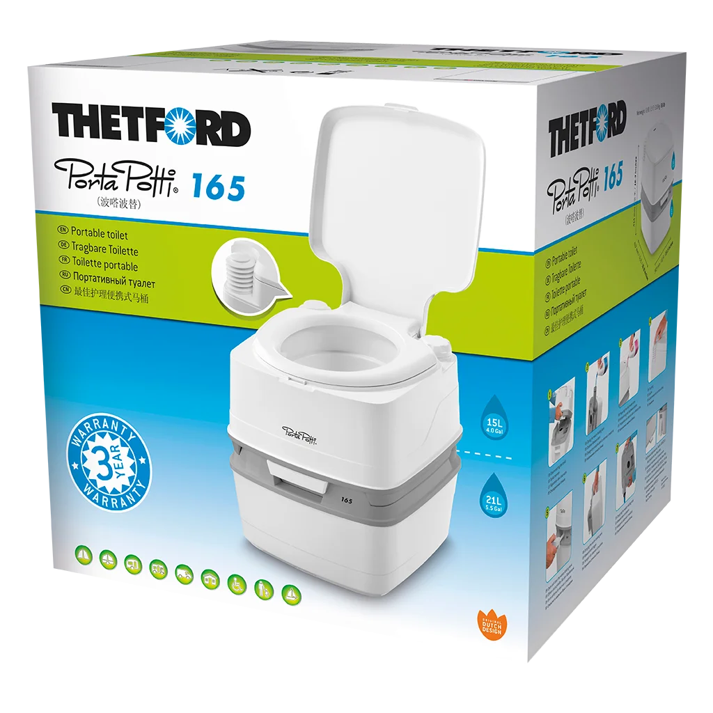 Thetford Porta Potti 165 Portable Toilet - Image 3