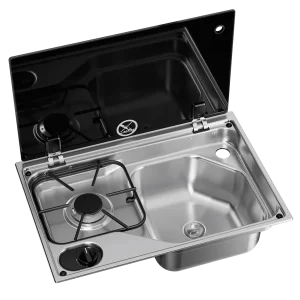 Dometic Vision CVC1525G One Burner Combination Unit - Right Hand Sink