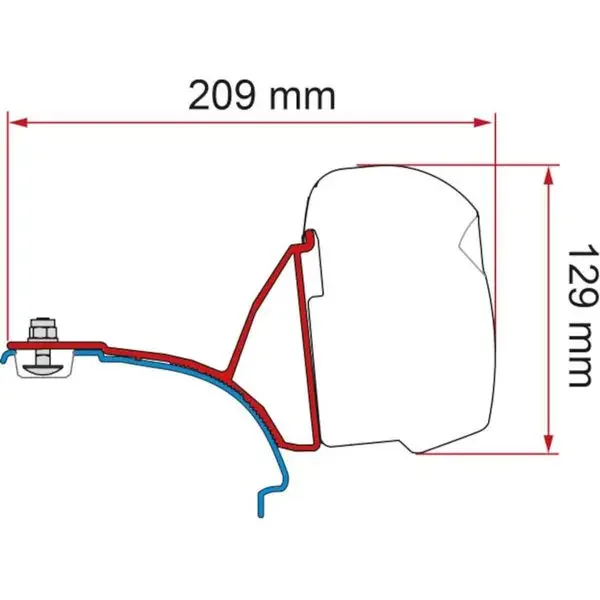 Fiamma Kit VWt5/T6 Multivan Rail RHD (F43)