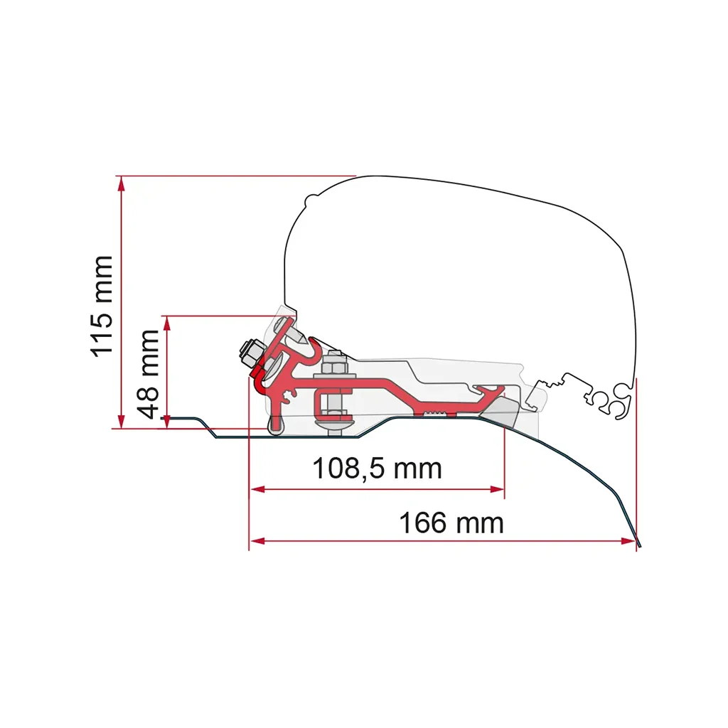 Fiamma Kit Ducato (H2/L2/L3)>06 DB LHD/RHD