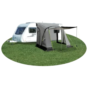 Quest Falcon Pro 260 Air Porch Awning - Mid Grey