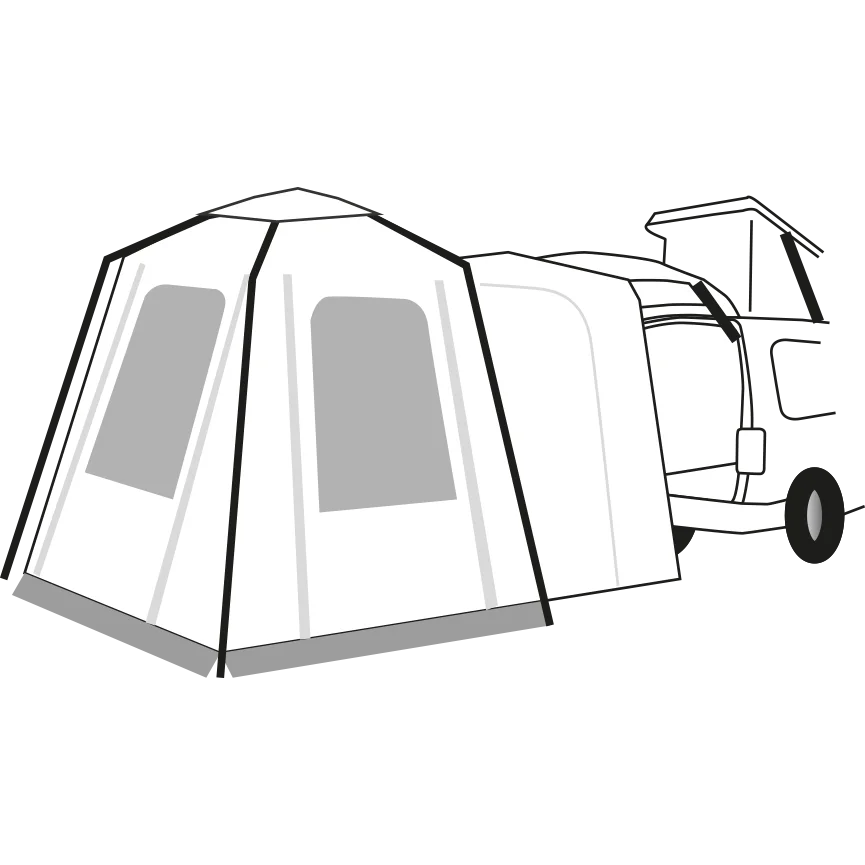 Kestral Poled Drive Away Tailgate Awning (T5,6,6.1) - Image 9