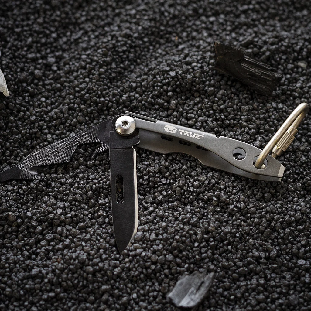 True Utility Tweezer Tool Micro Keyring Multi Tool - Image 3