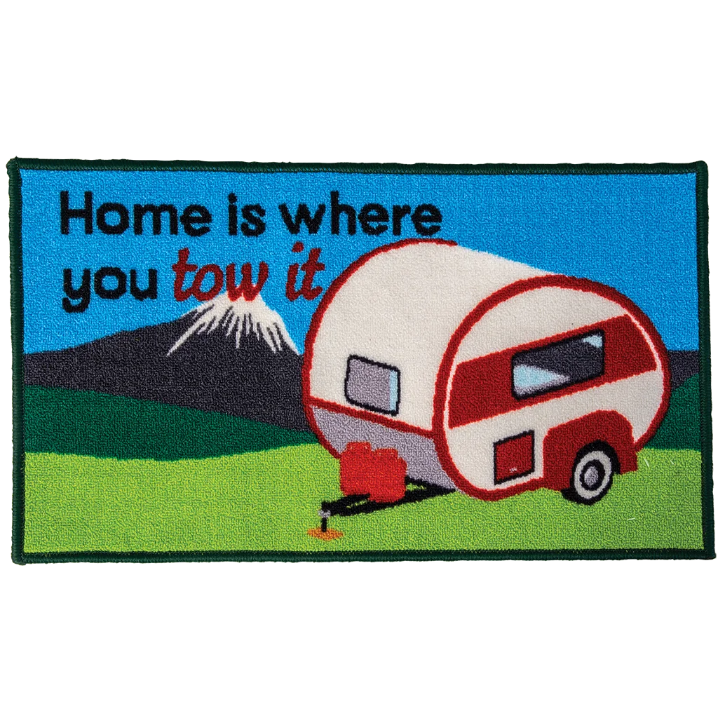 Home Is Where You Tow It Mat - Caravan - Image 2