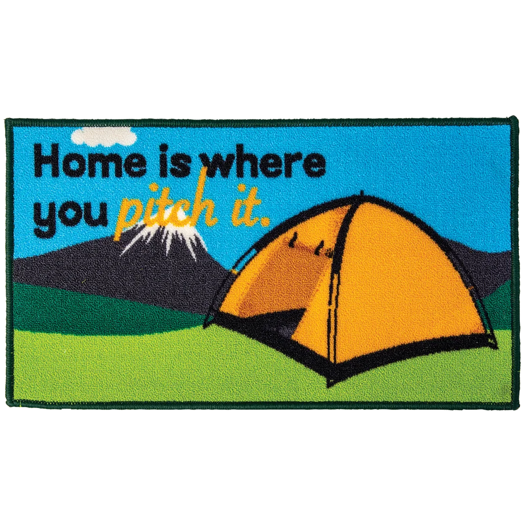 Washable home is where you pitch it (tent) mat - Image 2