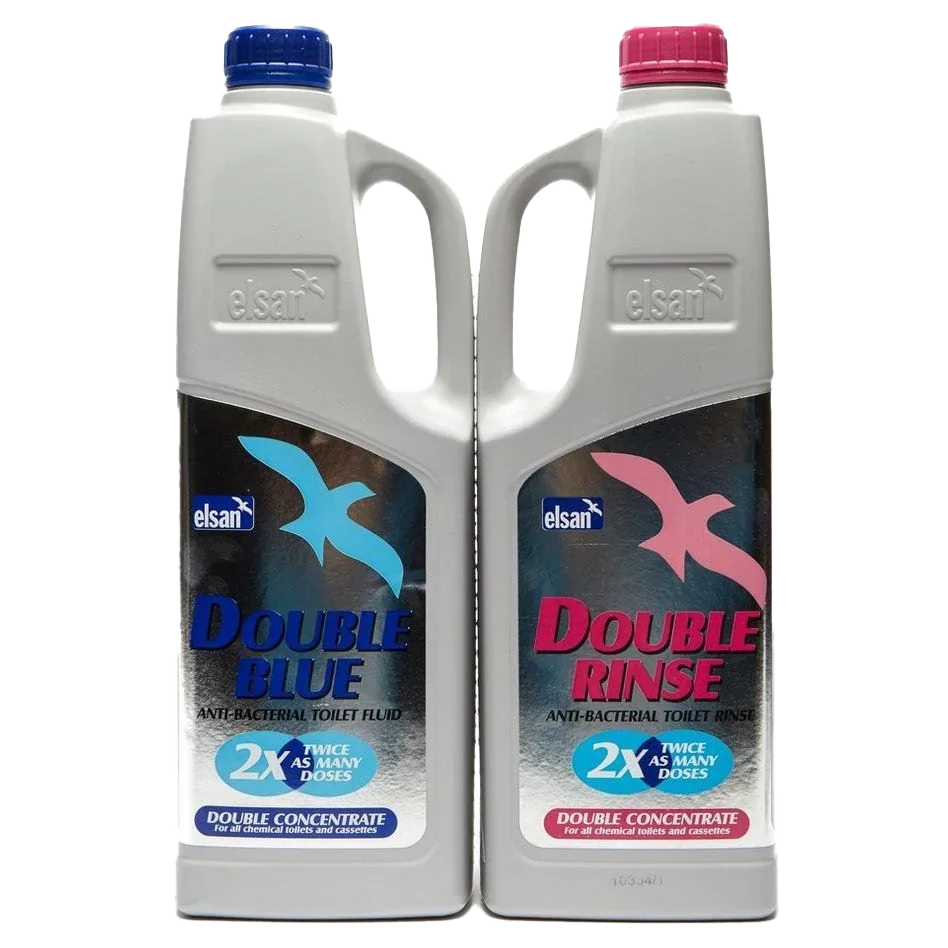 Elsan Double Concentrated Blue & Double Rinse 2L Twin Pack (1 box = Qty 4) - Image 3