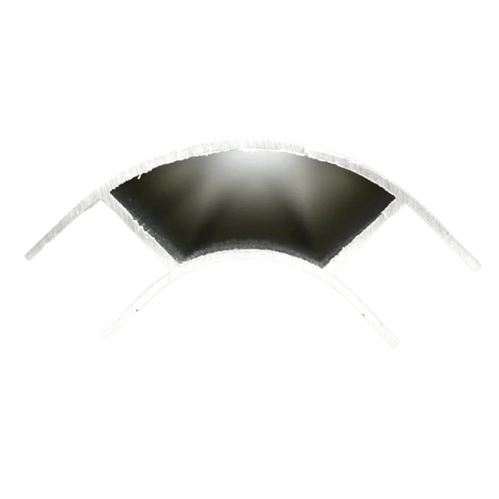 40mm Aluminium Profile Silver (order in multiples of 8) - Image 2