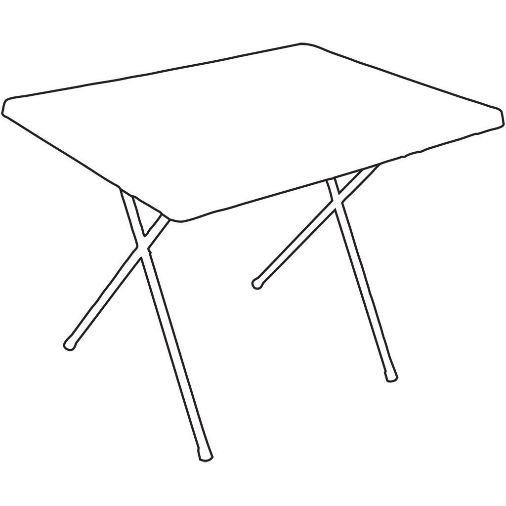 Quest Fleetwood Master Plastic Table - Grey - Image 4