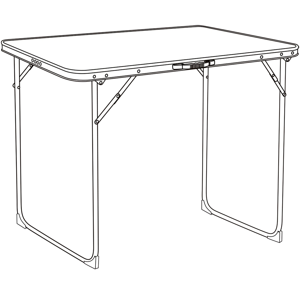 Quest Superlite Burford Folding Table - Image 6
