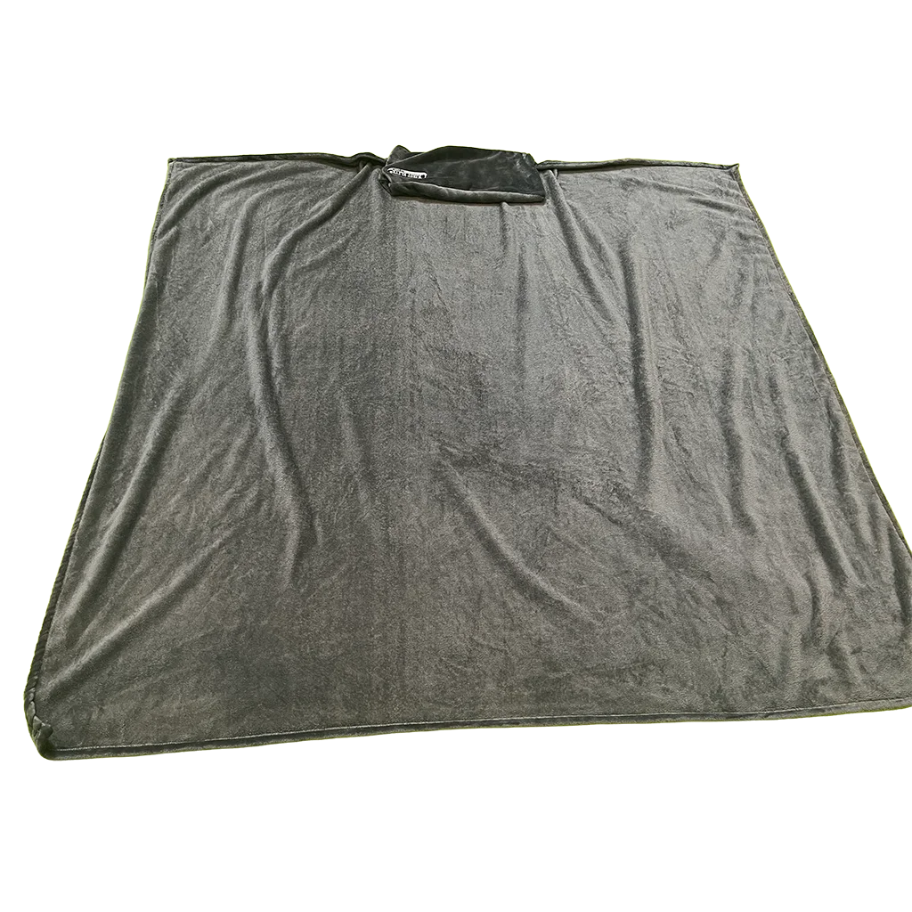 Quest Elite Grey 3 in 1 Fleece Blanket - Image 2