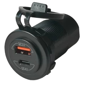 46W Type C & 18W QC 3 Fast Charge Waterproof USB Socket