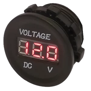 12v Voltmeter Red