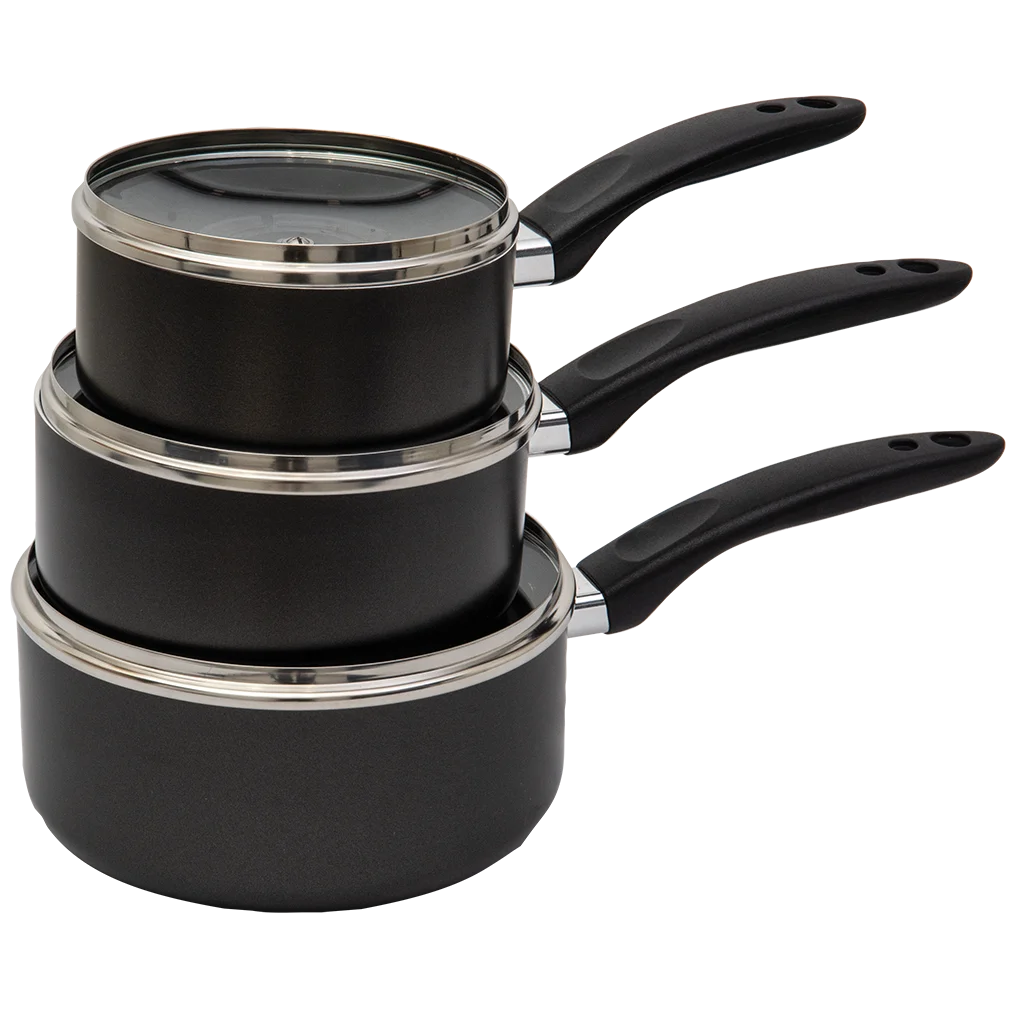 Quest Saucepan Set x 3
