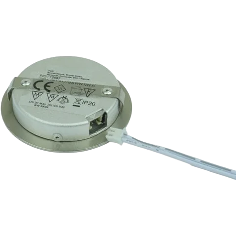 Round Chrome 12v LED Recessed Downlight - Image 2