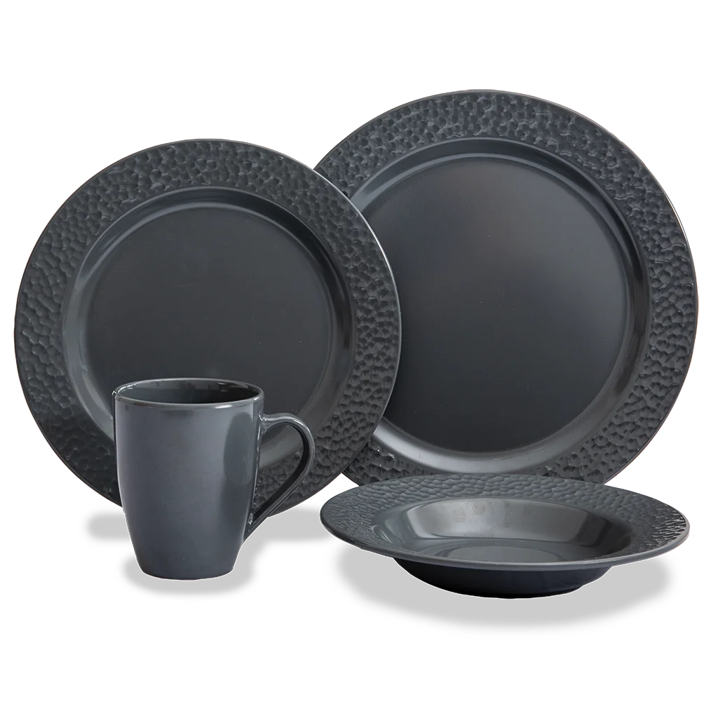 16 Piece Dinner Set Graceful Grey - Image 2