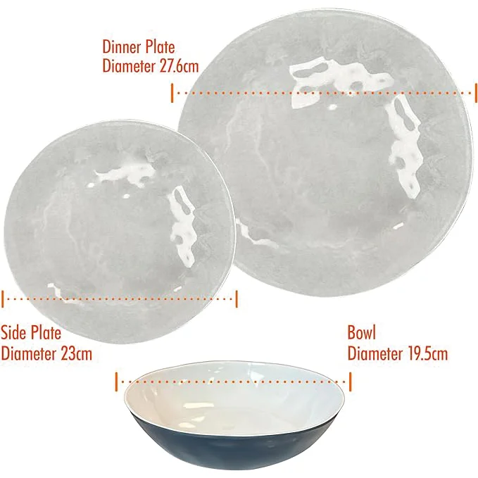 Liberty Murano 12 Piece Melamine Dinner Set - Image 6