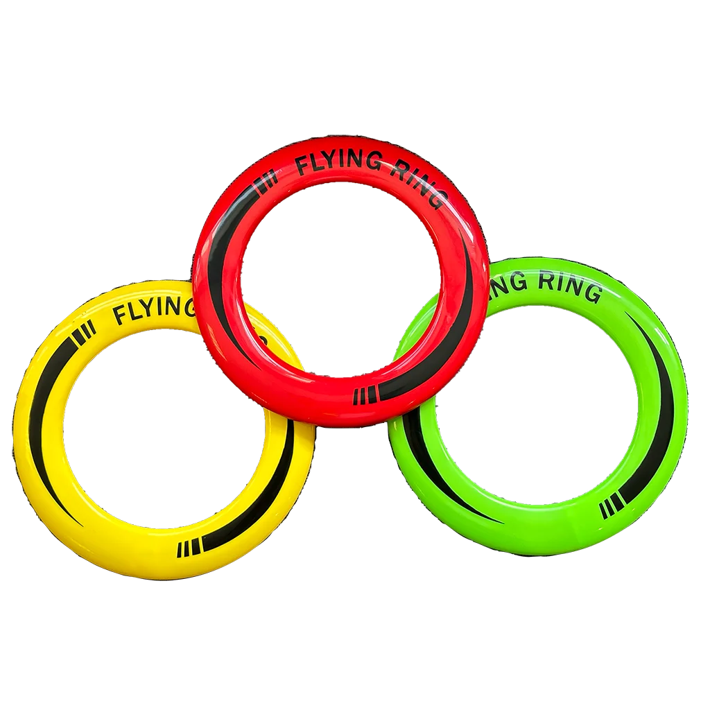 10in Flying Rings - Assorted Colours (Order in multiples of 48)