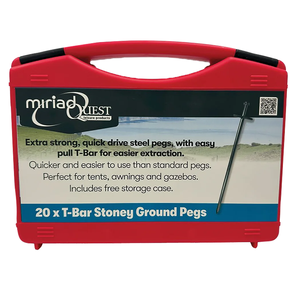 Liberty T-Bar Stoney Ground Pegs (1 pack of 20) - Image 3