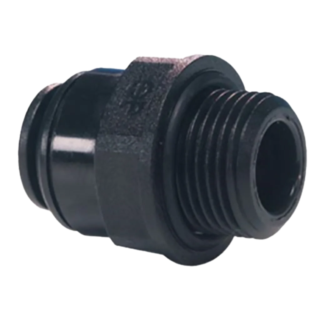 John Guest 12mm x 1/2 bsp Straight Threaded Adaptor