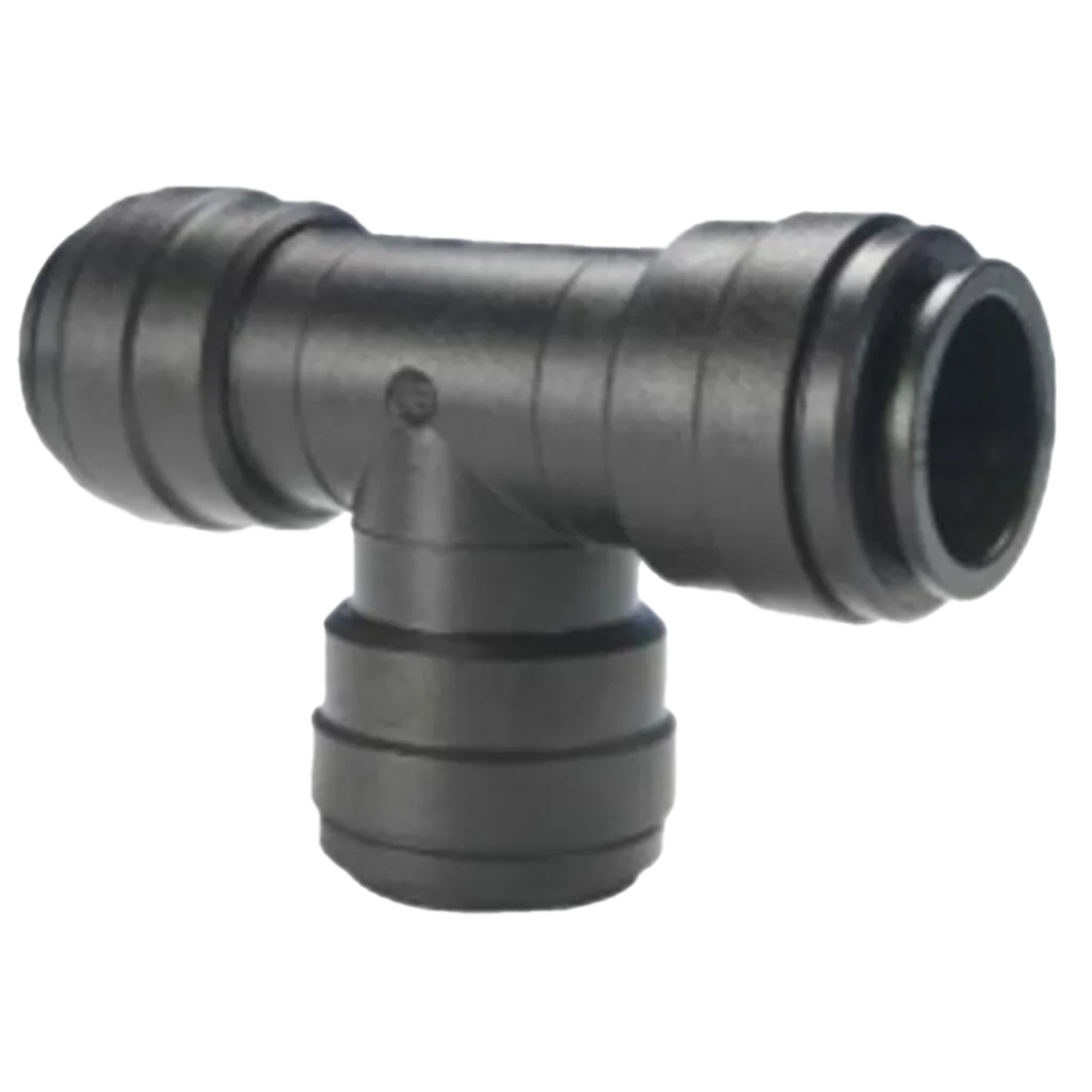 John Guest 12mm Equal Tee (order in multiples of 10)