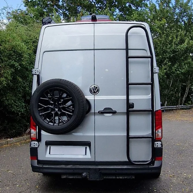 Tubular Steel Rear Door Ladder for VW Crafter/MAN TGE (2017 Onwards) - Image 4