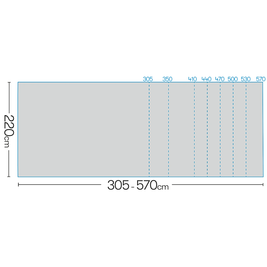 Westfield Sun Shady Pro premium sun canopy (Size 7 : 410 cm) - Image 7