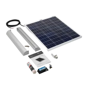 Solar Technology 80W Rigid Solar Panel Roof and Deck Top Kit