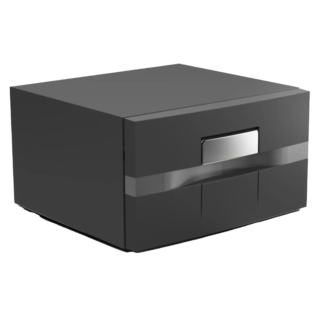 VitriFrigo 30L Black Drawer Fridge