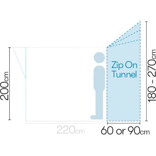 Westfield Zodiac Vehicle Connector (180 - 210cm Low) - Image 2