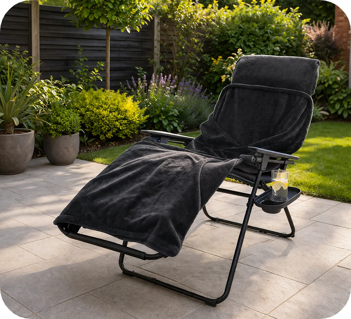 Quest Elite Blue 3 in 1 Fleece Blanket - Image 2