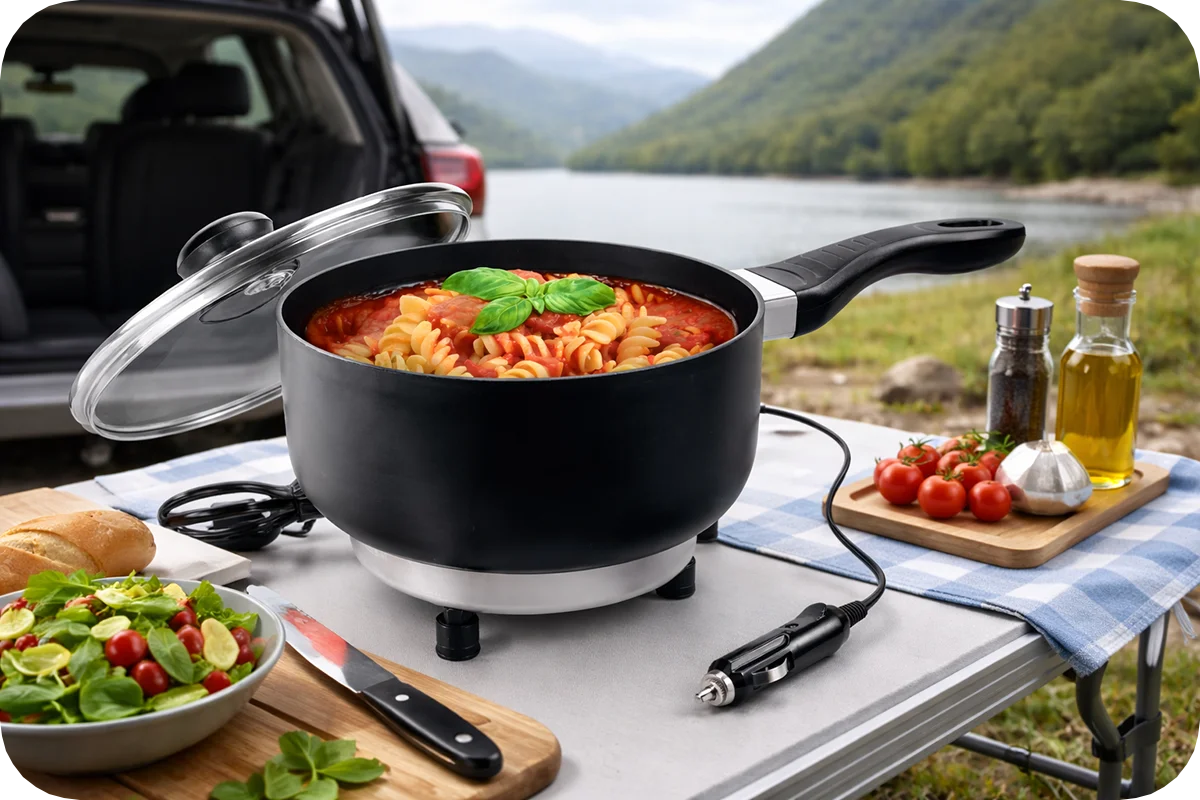 Quest 12V Saucepan with Lid - Image 3