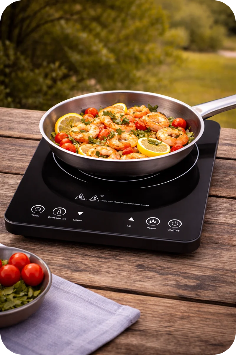 Quest Single Induction Hob - Image 2
