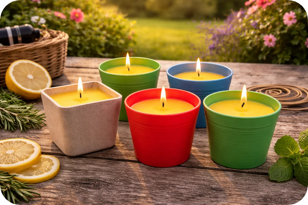 Quest Citronella Candle - Green (Order in multiples of 12) - Image 2
