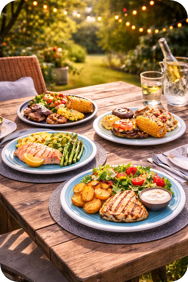 Quest Elite rPET 12 Piece Dinner Set - Delphinium - Image 8