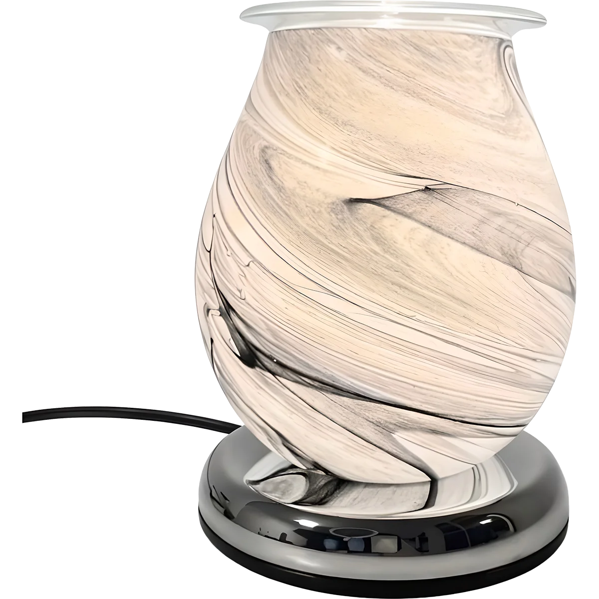 Eleve Grey Swirl Oval Burner