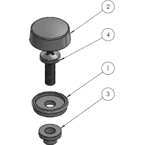 Shower Door Roller - For Ellbee - Fitting Kit