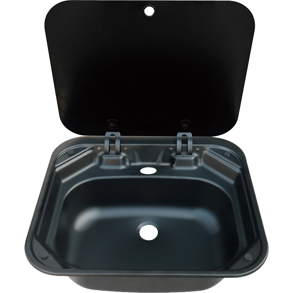 Liberty Max Black Sink With Soft Close Lid