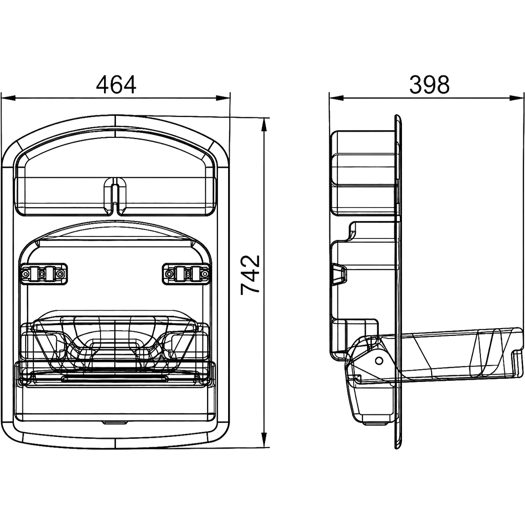 Liberty Max Black Tip-Up Basin & Shower Tap - Image 3