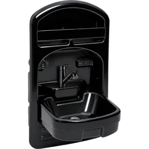 Liberty Max Black Tip-Up Basin & Shower Tap