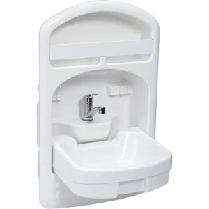 Liberty Max white Tip-Up Basin & Shower Tap