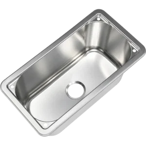 Liberty Max stainless rectangular sink + Seal + P21D (no glass lid)