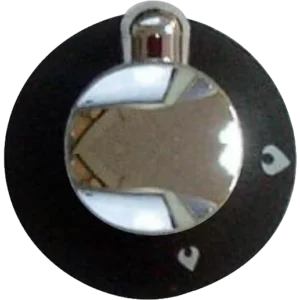 Thetford Hob-Grill Knob Black & Chrome (50 Pack)