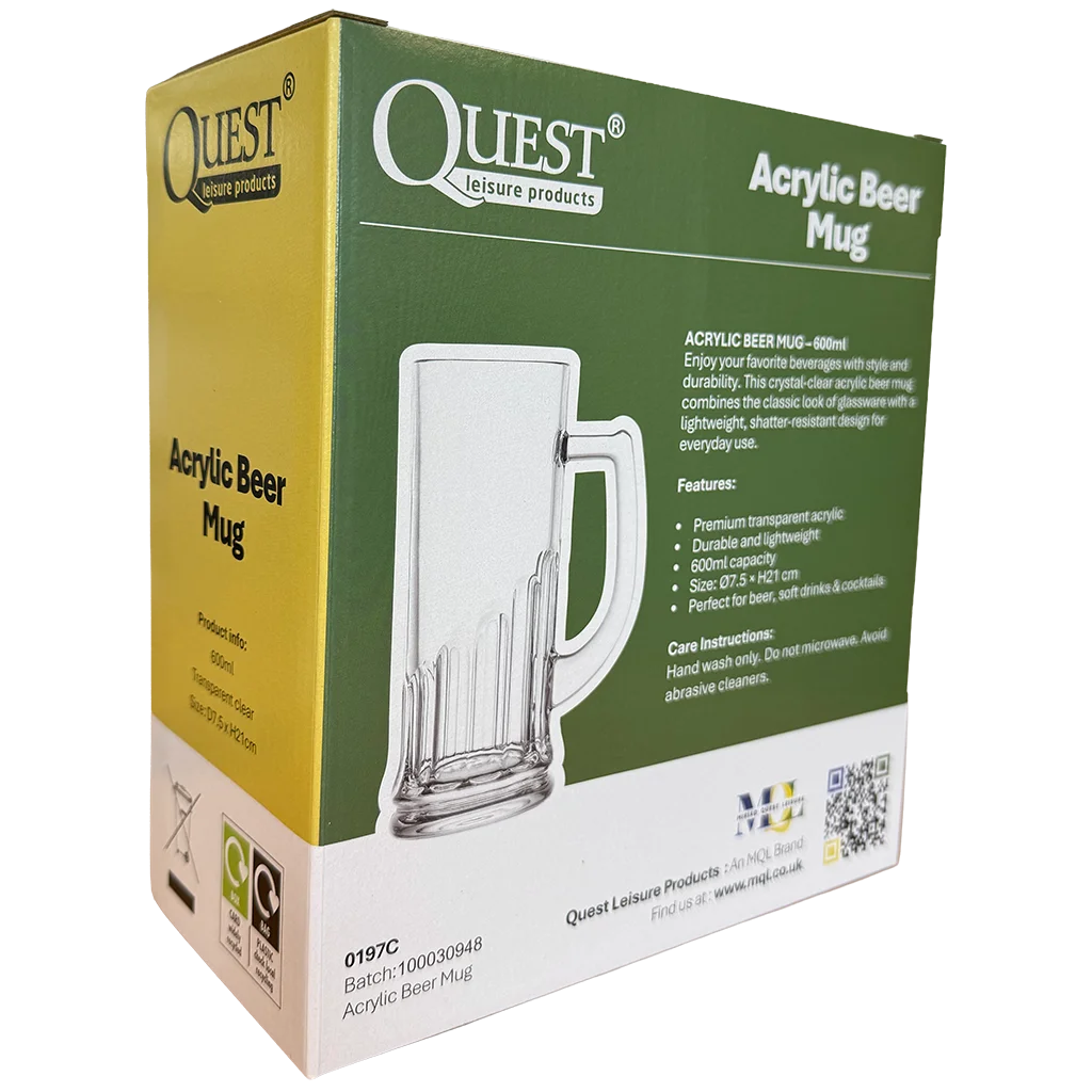 Quest Elegant Beer Tankard (Pack of 2) - Image 4