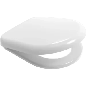 Soft Close D Shaped Toilet Seat White